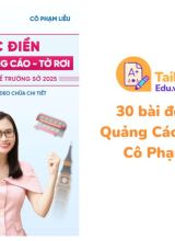 30 bài đọc điền Quảng Cáo - Tờ Rơi Cô Phạm Liễu